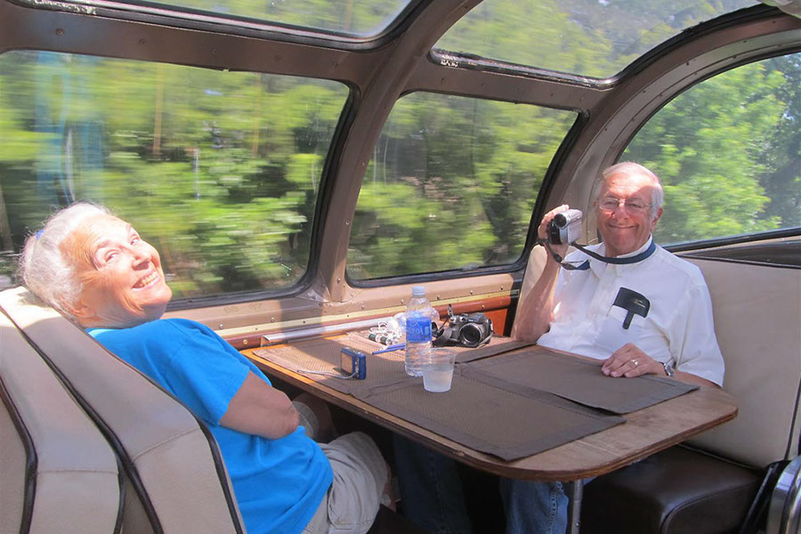 020 04 Mary Hoffman and Ron Gawedzinski Enjoy The Dome