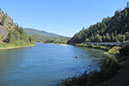 Eastbound Along the Kootenay River in Idaho